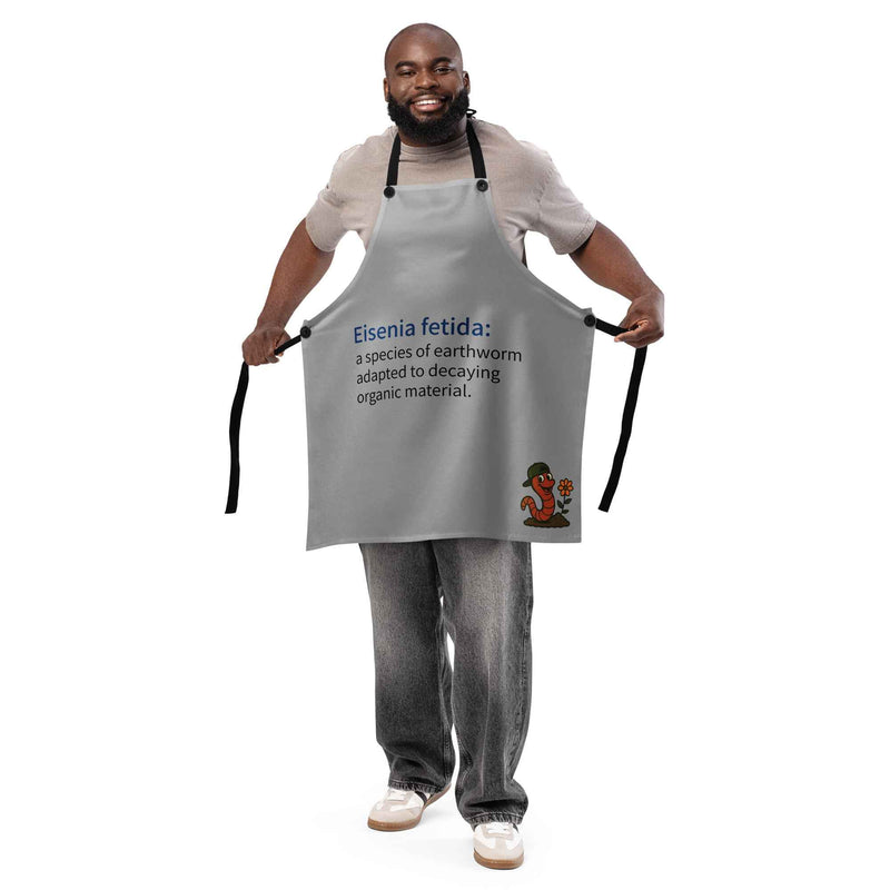 Red Wiggler Worm Apron