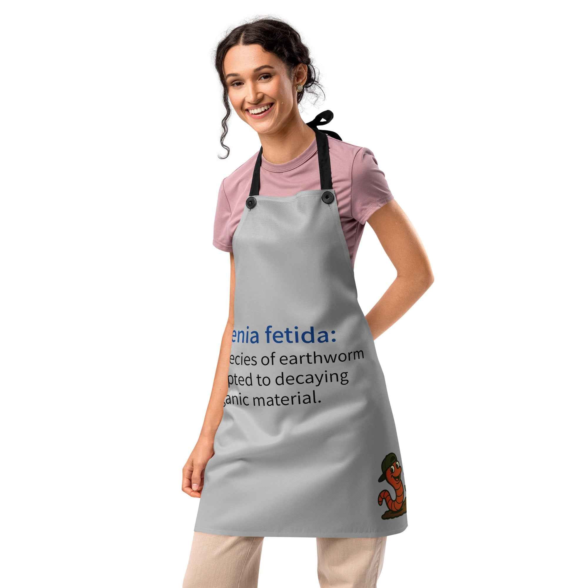Red Wiggler Worm Apron