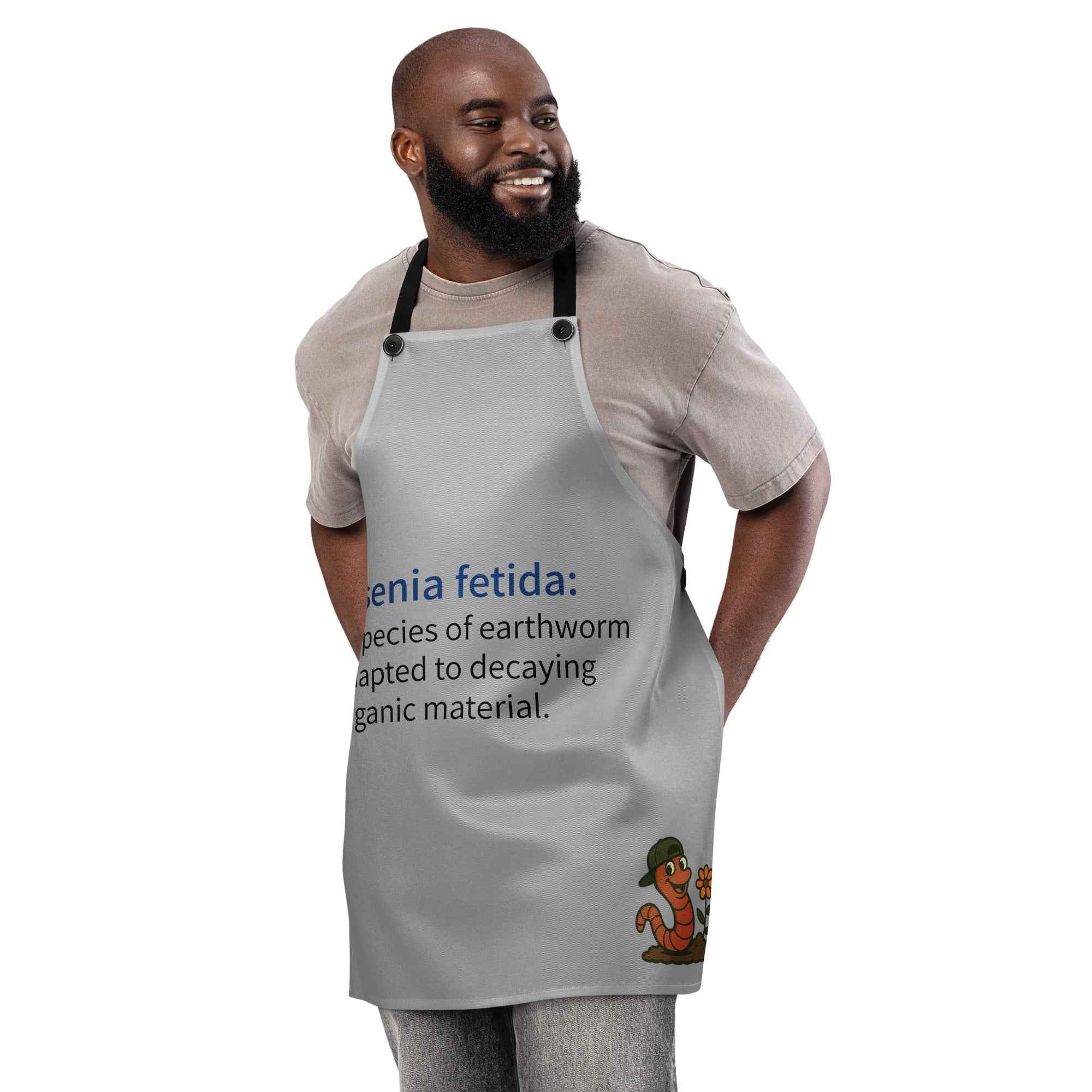 Red Wiggler Worm Apron